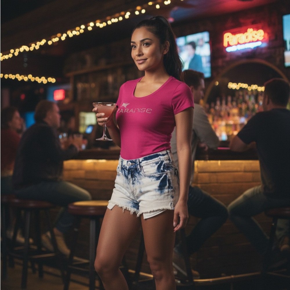 Parasuco Fuchsia Short Sleeve Tee